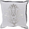 Surya Cosette Sparkling Damask CT-001 Pillow 18 X 18 X 4 Poly filled