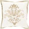 Surya Cosette Sparkling Damask CT-002 Pillow 20 X 20 X 5 Poly filled
