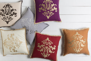 Surya Cosette Sparkling Damask CT-004 Pillow 