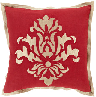 Surya Cosette Sparkling Damask CT-005 Pillow 22 X 22 X 5 Down filled