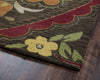 Rizzy Country CT0914 multi Area Rug Corner Shot