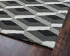 Rizzy Country CT8584 Grey Area Rug Corner Shot