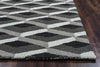 Rizzy Country CT8584 Grey Area Rug Edge Shot