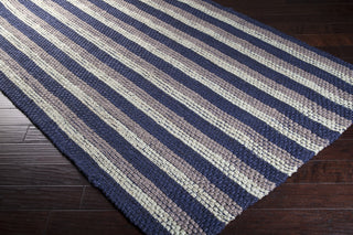 Surya Country Jutes CTJ-2027 Navy Hand Woven Area Rug by Living 5x8 Corner