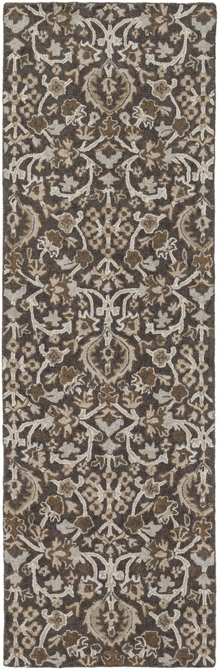 Surya Castille CTL-2004 Black Area Rug 2'6'' X 8' Runner