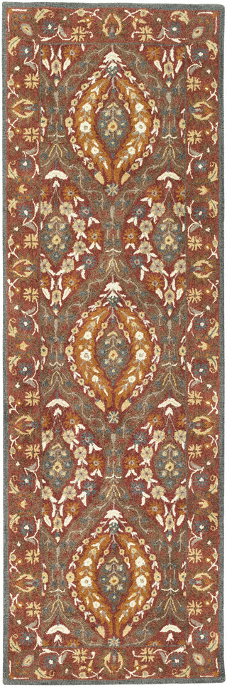 Surya Castille CTL-2010 Dark Red Area Rug 2'6'' X 8' Runner