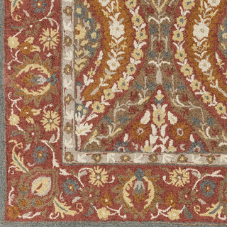 Surya Castille CTL-2010 Dark Red Area Rug Sample Swatch