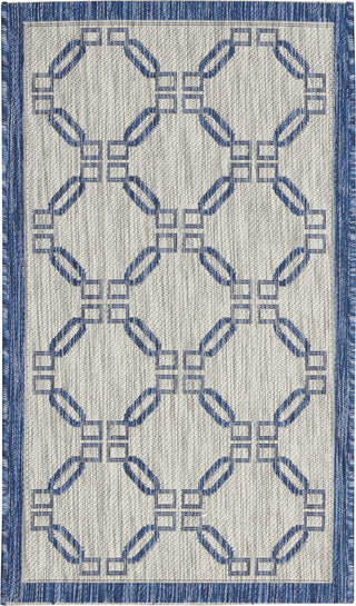 Nourison Country Side CTR02 Ivory Blue Area Rug