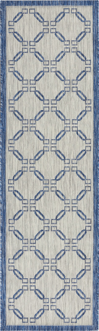 Nourison Country Side CTR02 Ivory Blue Area Rug