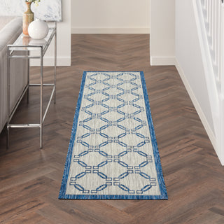 Nourison Country Side CTR02 Ivory Blue Area Rug