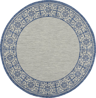 Nourison Country Side CTR03 Ivory Blue Area Rug