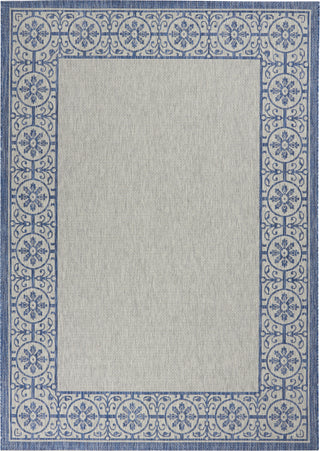 Nourison Country Side CTR03 Ivory Blue Area Rug