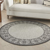Nourison Country Side CTR03 Ivory/Charcoal Area Rug