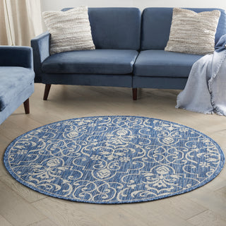 Nourison Country Side CTR04 Denim Area Rug