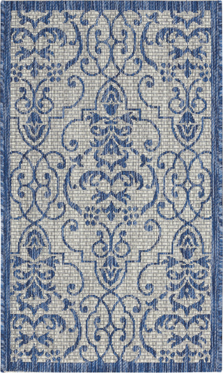 Nourison Country Side CTR04 Ivory Blue Area Rug