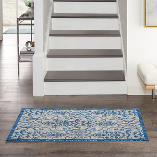 Nourison Country Side CTR04 Ivory Blue Area Rug