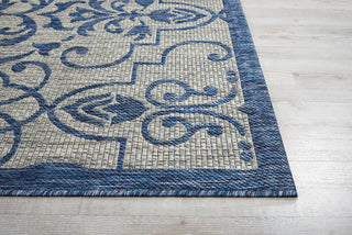 Nourison Country Side CTR04 Ivory Blue Area Rug