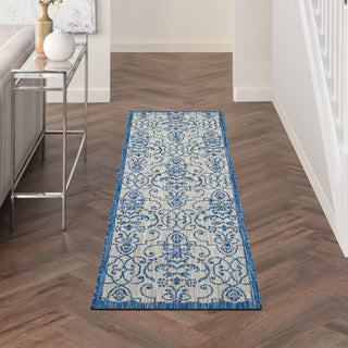 Nourison Country Side CTR04 Ivory Blue Area Rug