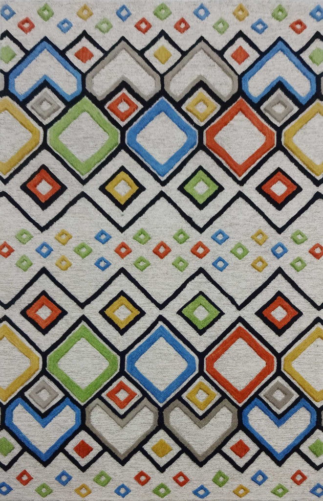 Rizzy Caterine CE797A Ivory / Multi Area Rug