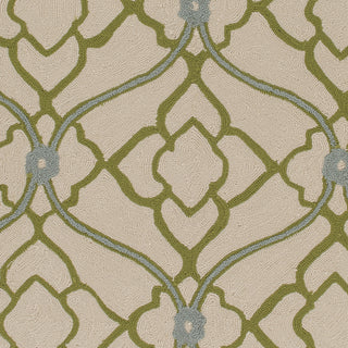 Surya Courtyard CTY-4000 Olive Hand Hooked Area Rug by Candice Olson Sample Swatch