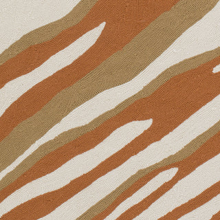 Surya Courtyard CTY-4044 Burnt Orange Area Rug by Candice Olson Sample Swatch