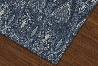 Dalyn Geneva GV315 Navy Area Rug Closeup