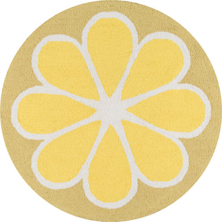 Momeni Cucina CNA-1 Yellow Area Rug by Novogratz main image