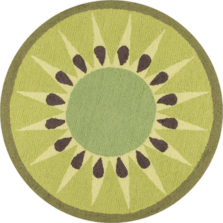 Momeni Cucina CNA-2 Green Area Rug by Novogratz main image