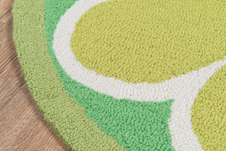 Momeni Cucina CNA-4 Green Area Rug by Novogratz Corner Image