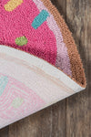 Momeni Cucina CNA-7 Pink Area Rug by Novogratz Close up