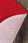Momeni Cucina CNA10 Red Area Rug by Novogratz Close up