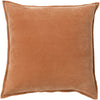 Surya Cotton Velvet Smooth CV-002 Pillow 20 X 20 X 5 Poly filled