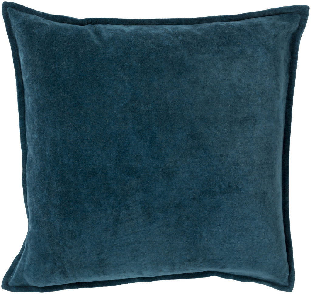 Surya Cotton Velvet Smooth CV-004 Pillow 18 X 18 X 4 Poly filled