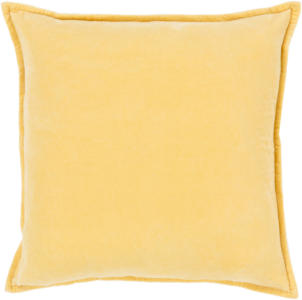 Surya Cotton Velvet Smooth CV-007 Pillow 18 X 18 X 4 Poly filled