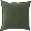 Surya Cotton Velvet Smooth CV-008 Pillow 22 X 22 X 5 Poly filled