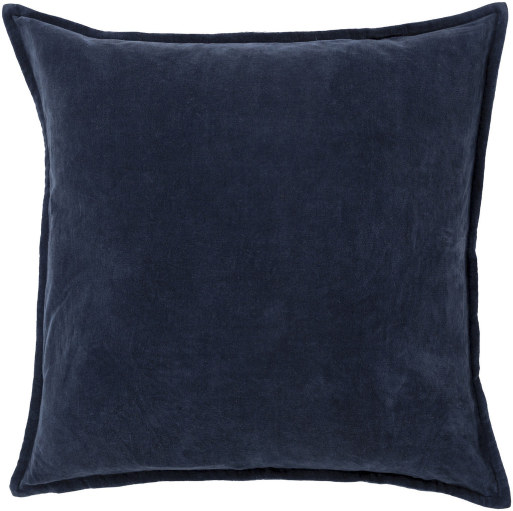 Surya Cotton Velvet Smooth CV-009 Pillow 18 X 18 X 4 Poly filled