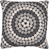 Surya Halo Mesmerizing Circles CW-056 Pillow 18 X 18 X 4 Down filled