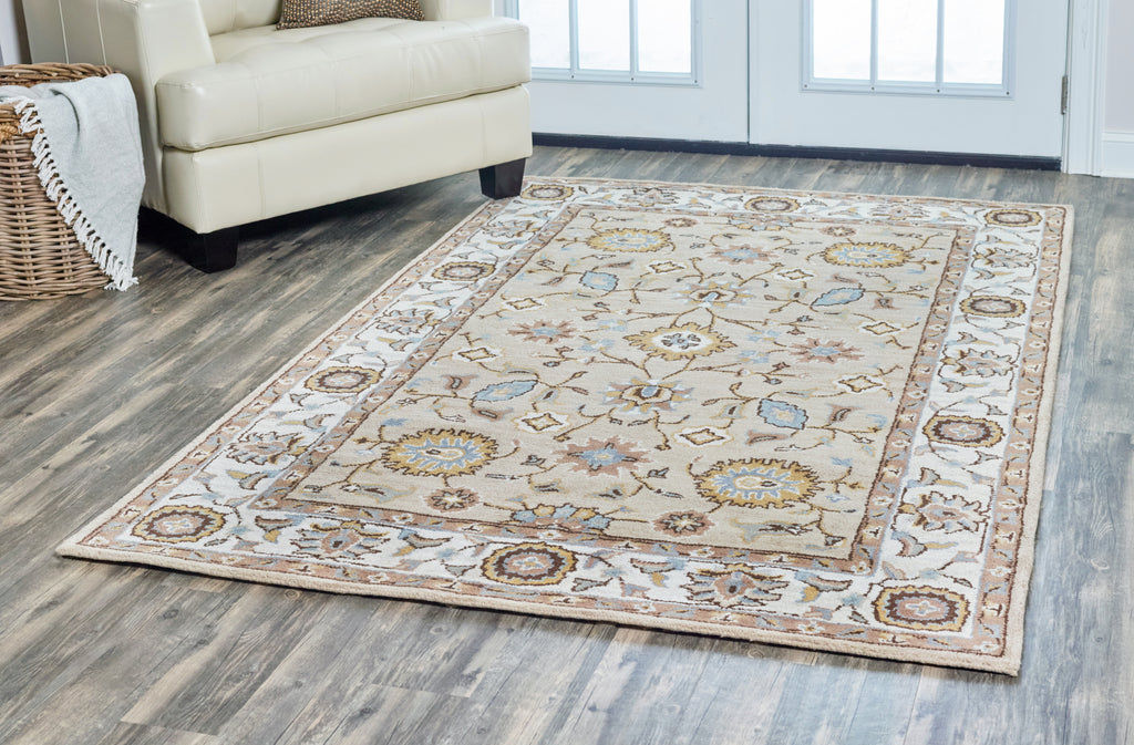 Rizzy Arden Loft-Crown Way CW9385 Gray Area Rug  Feature