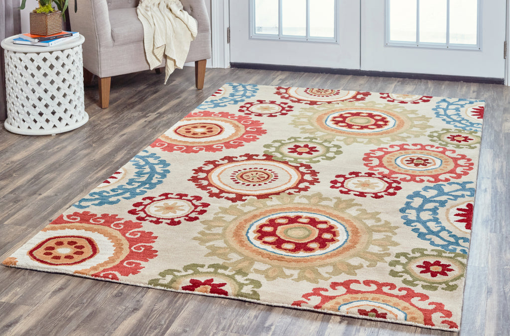 Rizzy Arden Loft-Crown Way CW9387 Natural Area Rug  Feature