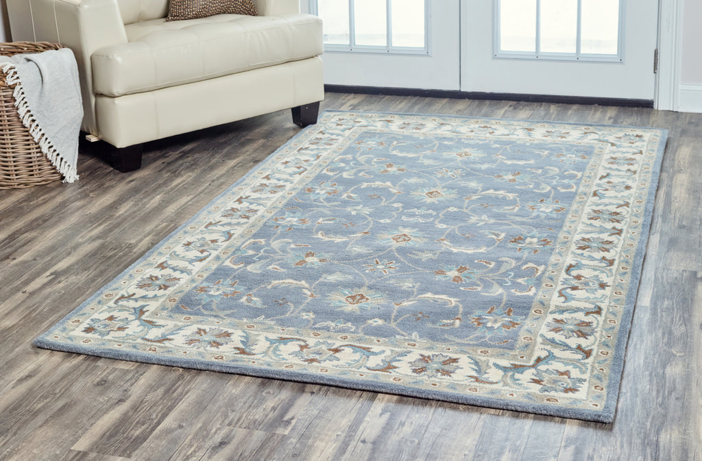 Rizzy Arden Loft-Crown Way CW9388 Blue Area Rug  Feature