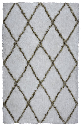 Rizzy Connex CX003A White Area Rug