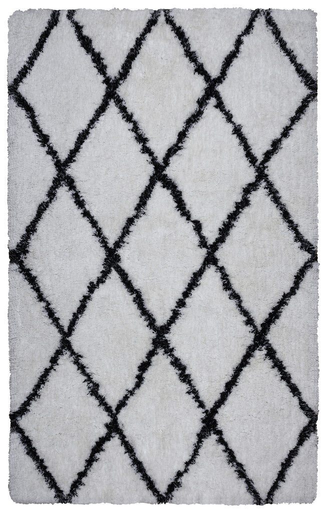 Rizzy Connex CX004A White Area Rug