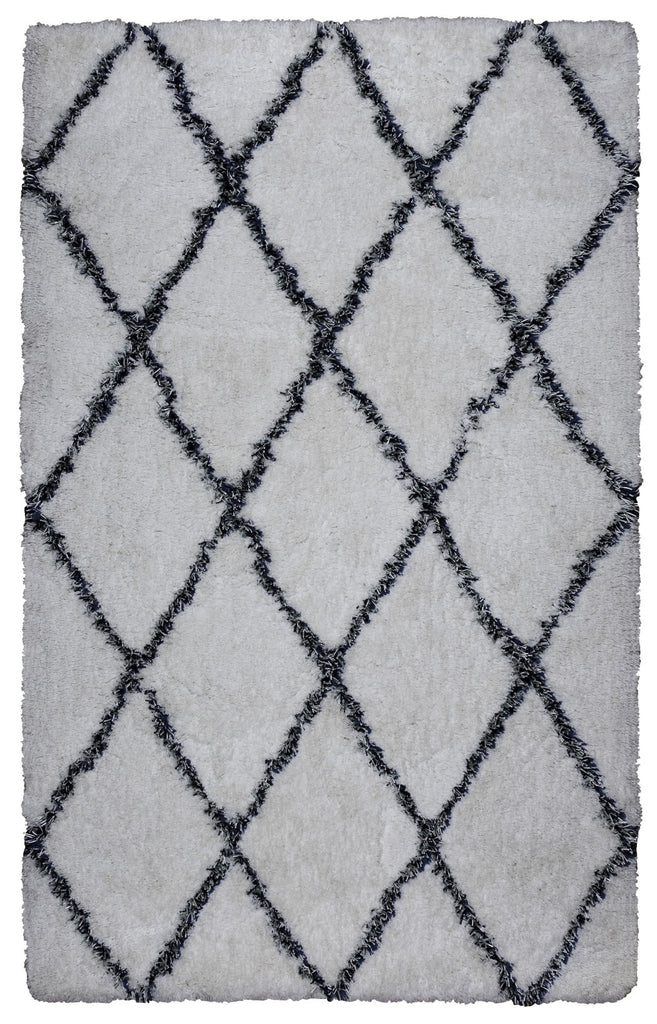 Rizzy Connex CX005A White Area Rug