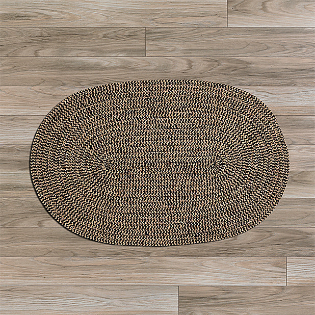 Colonial Mills Softex Check CX14 Black Area Rug main image