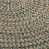 Colonial Mills Softex Check CX16 Myrtle Green Area Rug Closeup Image