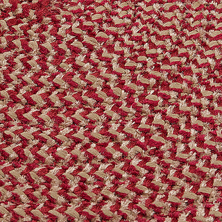 Colonial Mills Softex Check CX17 Sangria Area Rug Closeup Image