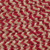 Colonial Mills Softex Check CX17 Sangria Area Rug Detail Image