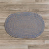 Colonial Mills Softex Check CX25 Blue Ice Area Rug main image