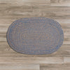 Colonial Mills Softex Check CX25 Blue Ice Area Rug main image
