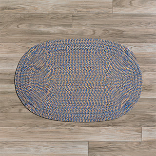 Colonial Mills Softex Check CX25 Blue Ice Area Rug main image